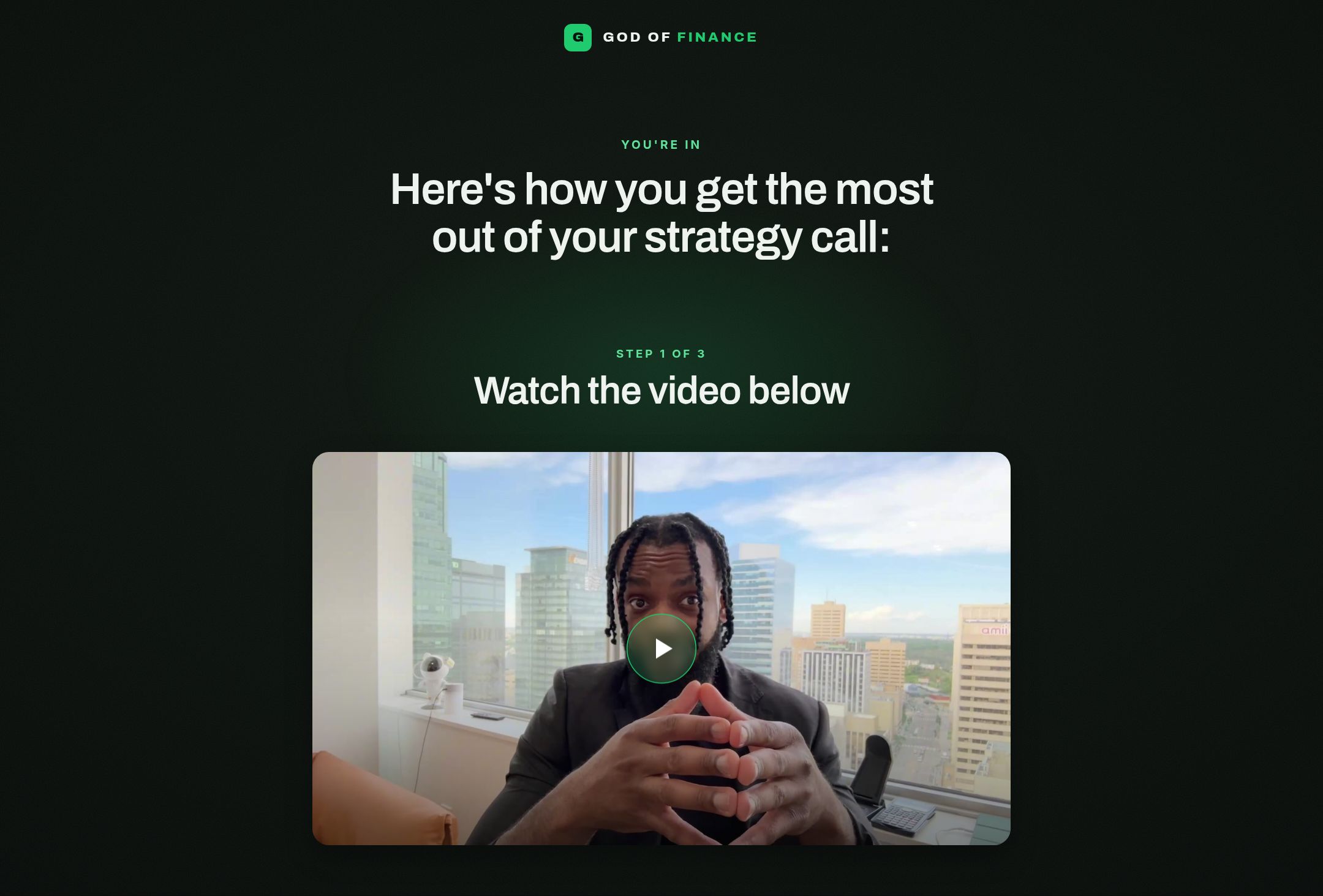 Thank-you page preview